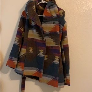 Fall winter tribal coat S